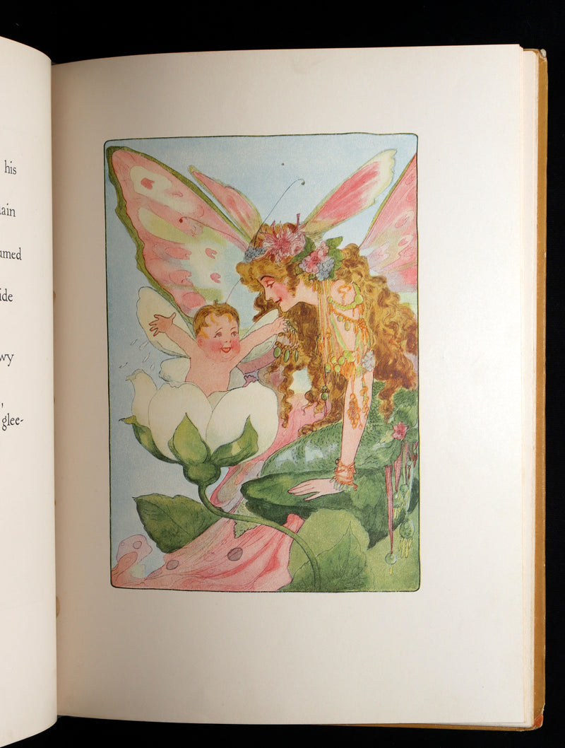 1914 Rare First Edition - A Year with the Fairies illustrated by Marion T. Ross