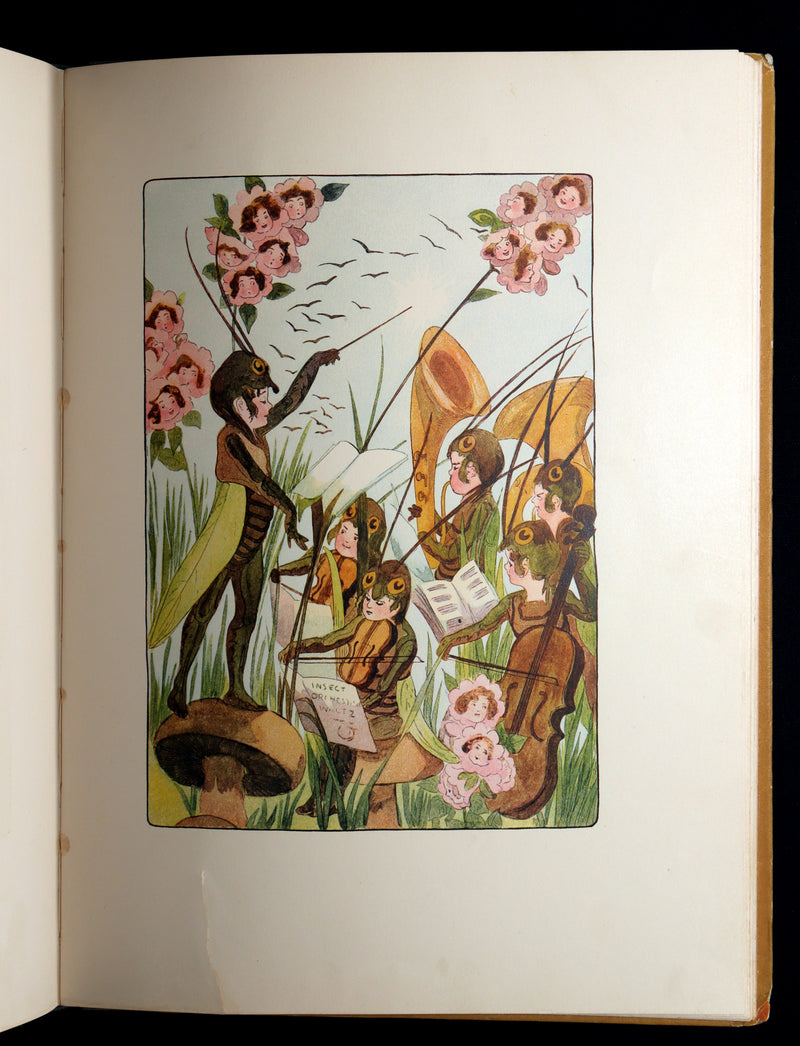 1914 Rare First Edition - A Year with the Fairies illustrated by Marion T. Ross