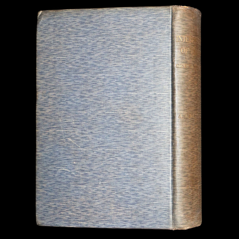 1915 Rare Psychoanalysis Book - The Interpretation of Dreams by Sigmund Freud