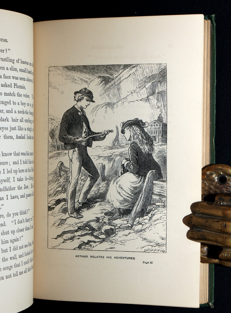 1878 Rare Victorian Book - The Mine, or Darkness and Light by A.L.O.E.