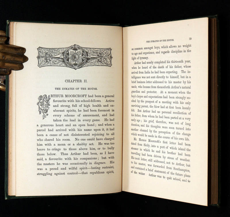 1878 Rare Victorian Book - The Mine, or Darkness and Light by A.L.O.E.