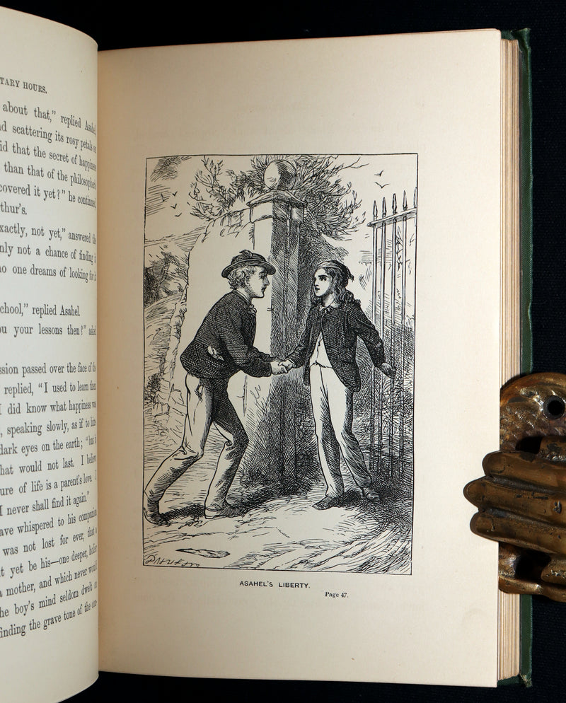 1878 Rare Victorian Book - The Mine, or Darkness and Light by A.L.O.E.