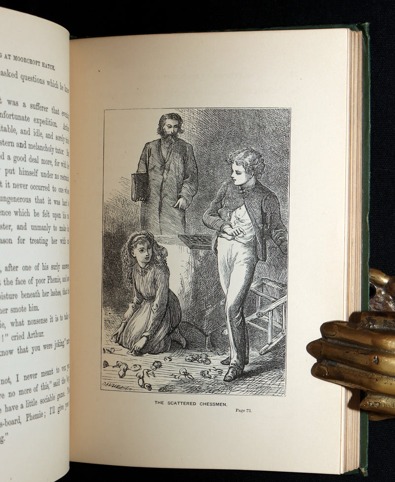 1878 Rare Victorian Book - The Mine, or Darkness and Light by A.L.O.E.