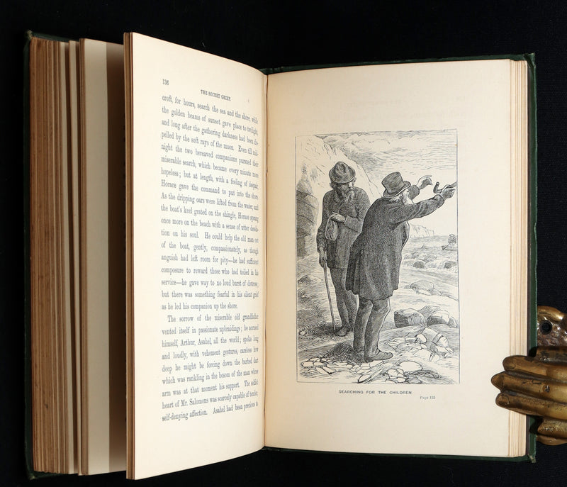 1878 Rare Victorian Book - The Mine, or Darkness and Light by A.L.O.E.