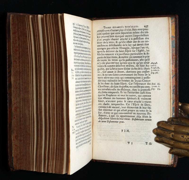 1697 Latin French Bible - The Book of Numbers, Les Nombres by Le Maistre de Sacy