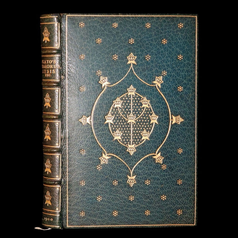 1900 Rare Book bound by Bayntun - The Phaedrus, Lysis, and Protagoras of Plato