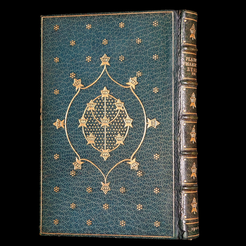 1900 Rare Book bound by Bayntun - The Phaedrus, Lysis, and Protagoras of Plato