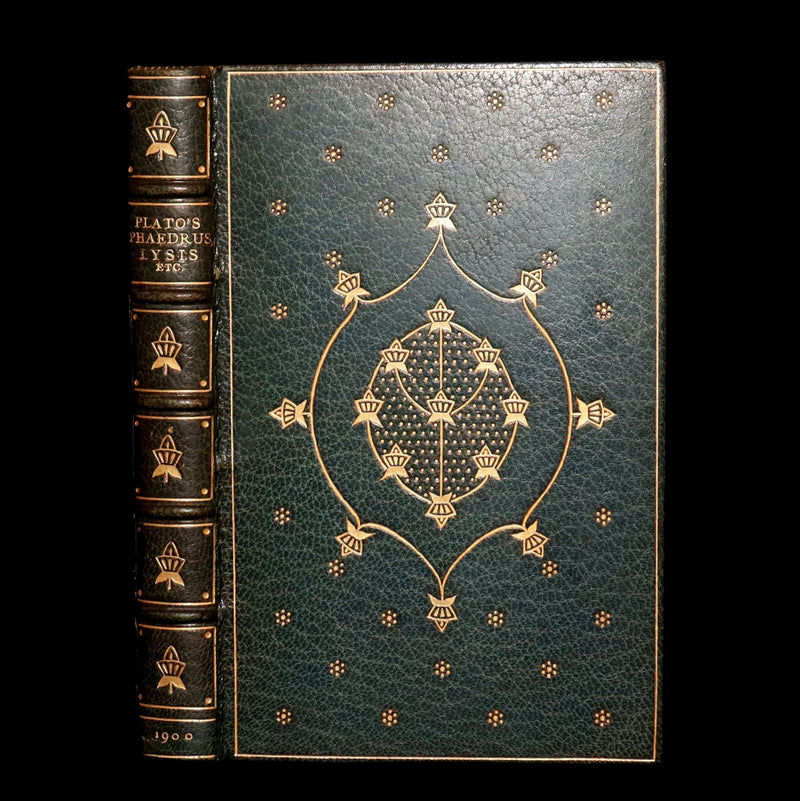 1900 Rare Book bound by Bayntun - The Phaedrus, Lysis, and Protagoras of Plato