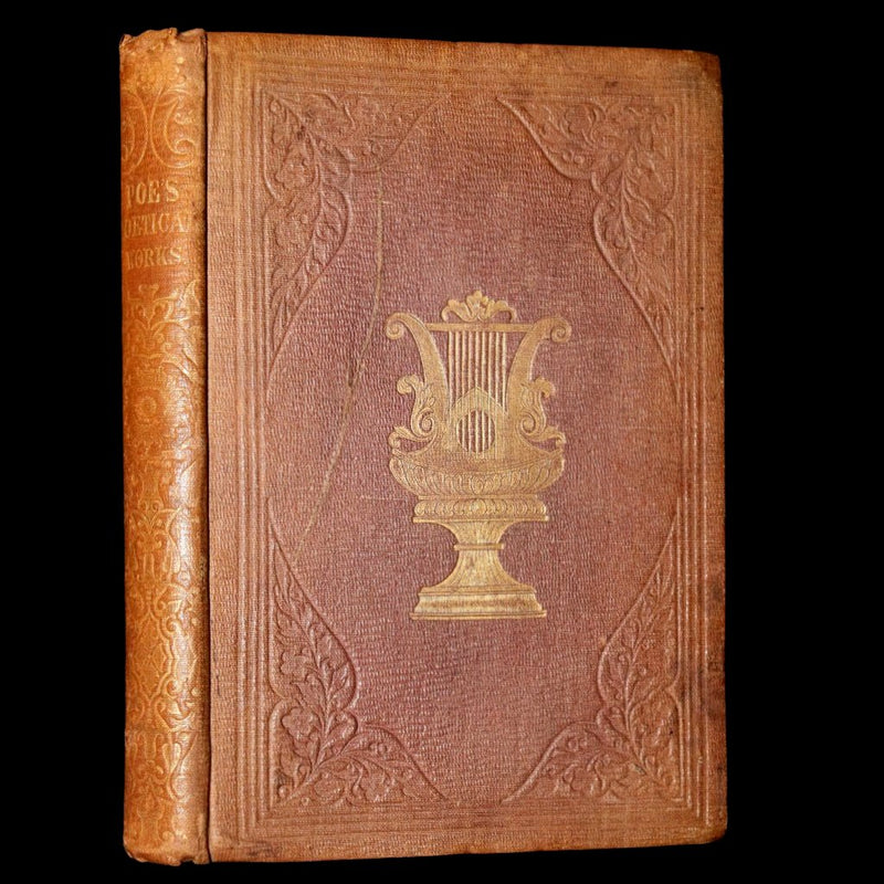 1860 Rare book - The Poetical Works of Edgar Allan Poe, Illustrated
