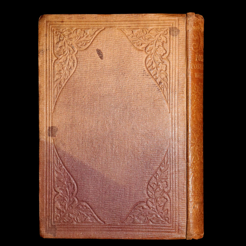 1860 Rare book - The Poetical Works of Edgar Allan Poe, Illustrated