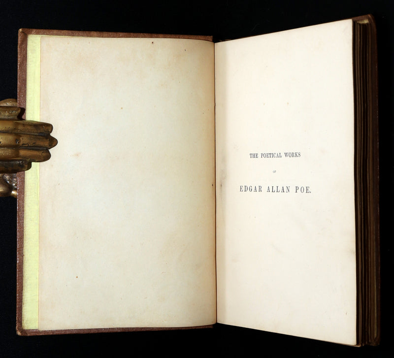 1860 Rare book - The Poetical Works of Edgar Allan Poe, Illustrated