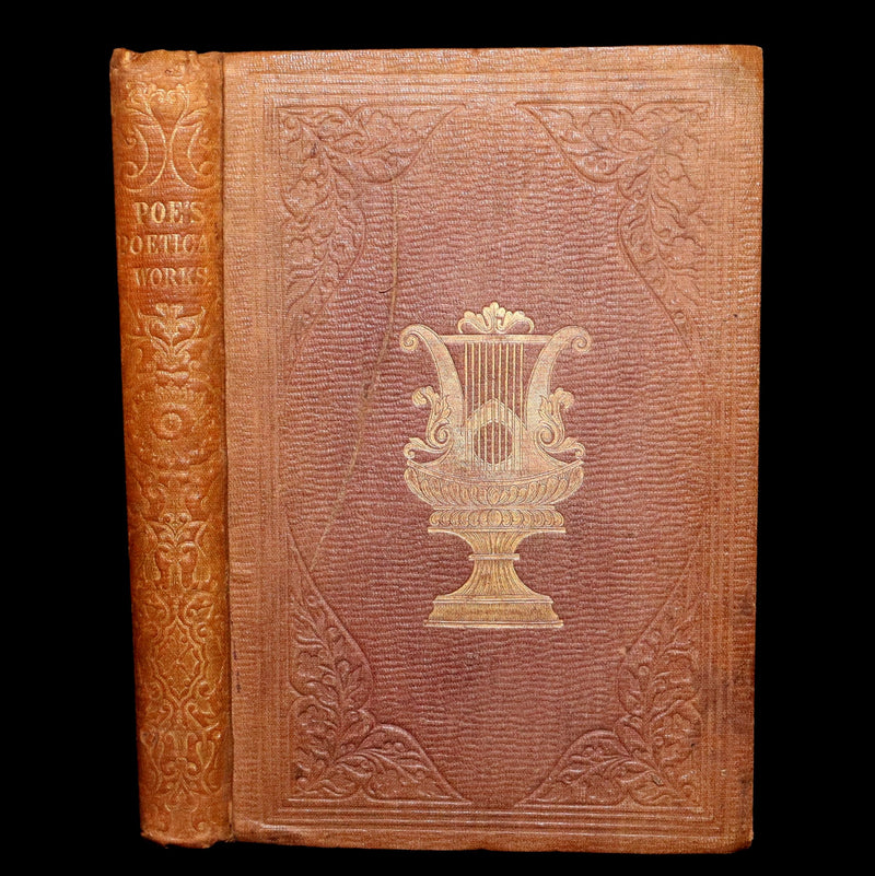 1860 Rare book - The Poetical Works of Edgar Allan Poe, Illustrated