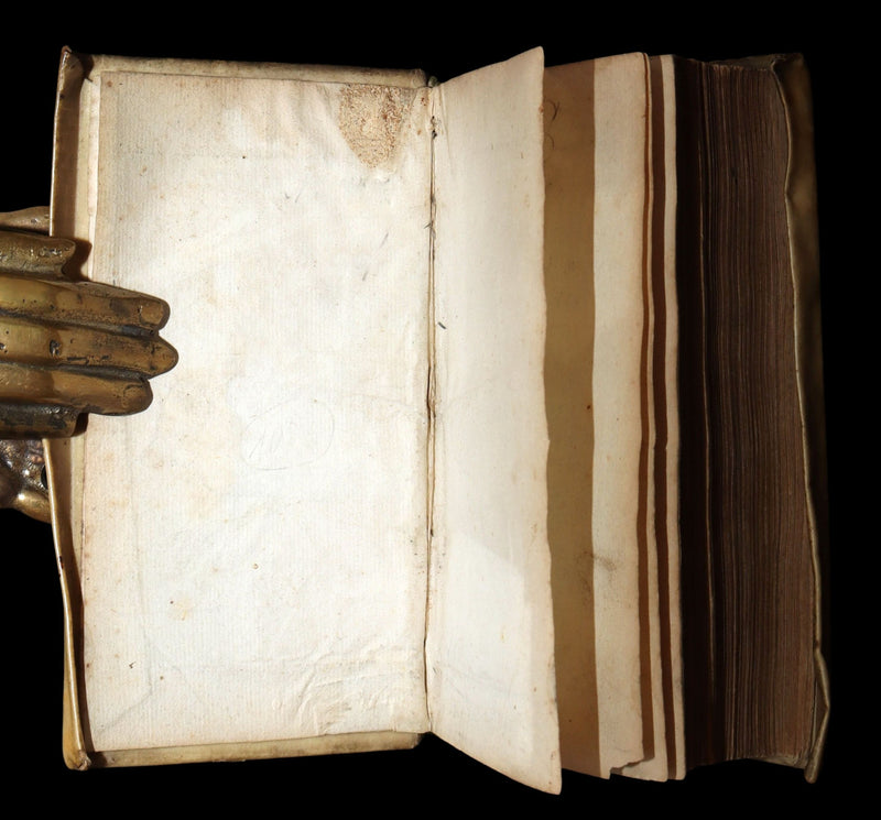 1637 Rare Latin Book - The Satyricon with account of the Gunpowder Plot of 1605