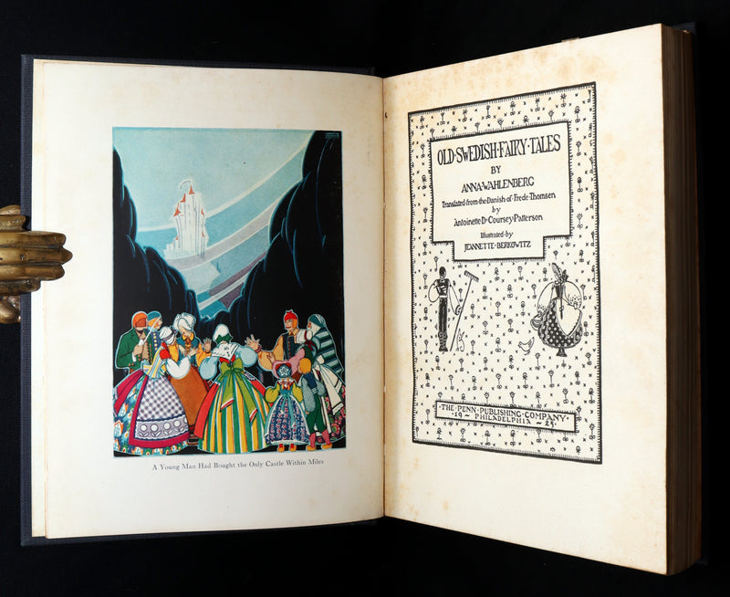 1925 First Edition - Old Swedish Fairy Tales Illustrated by Jeannette Berkowitz