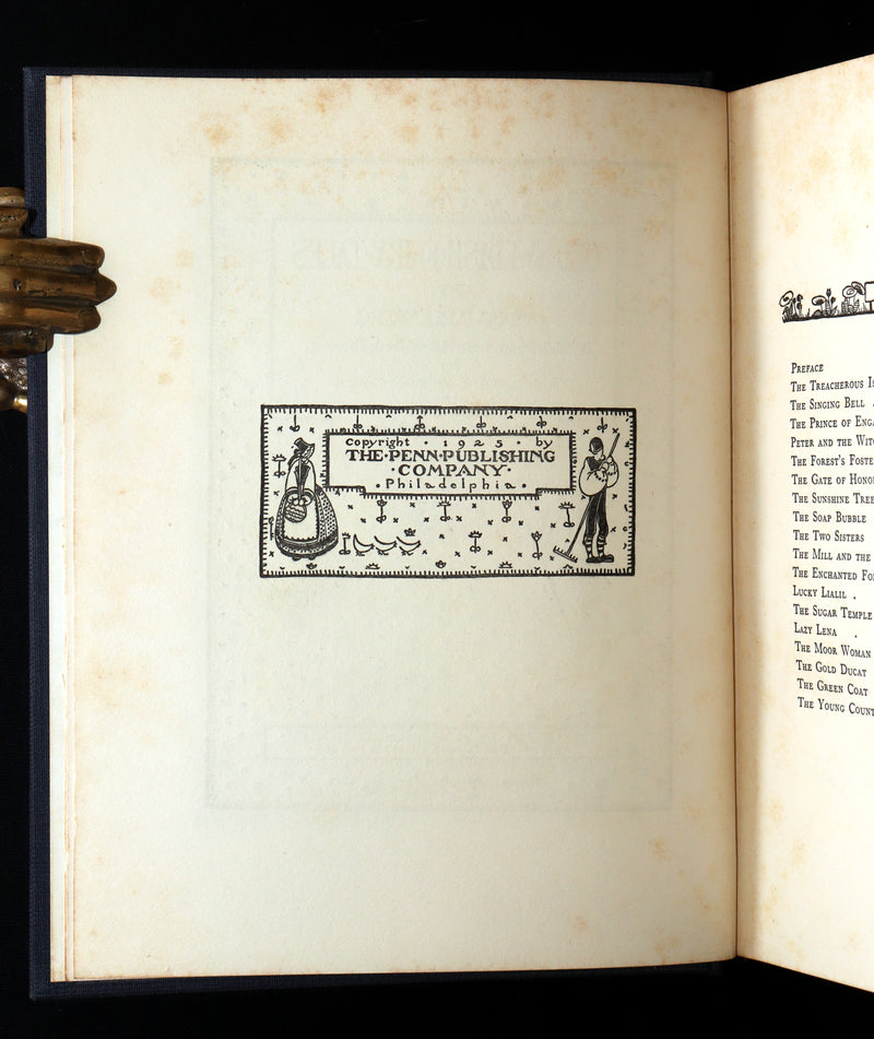 1925 First Edition - Old Swedish Fairy Tales Illustrated by Jeannette Berkowitz
