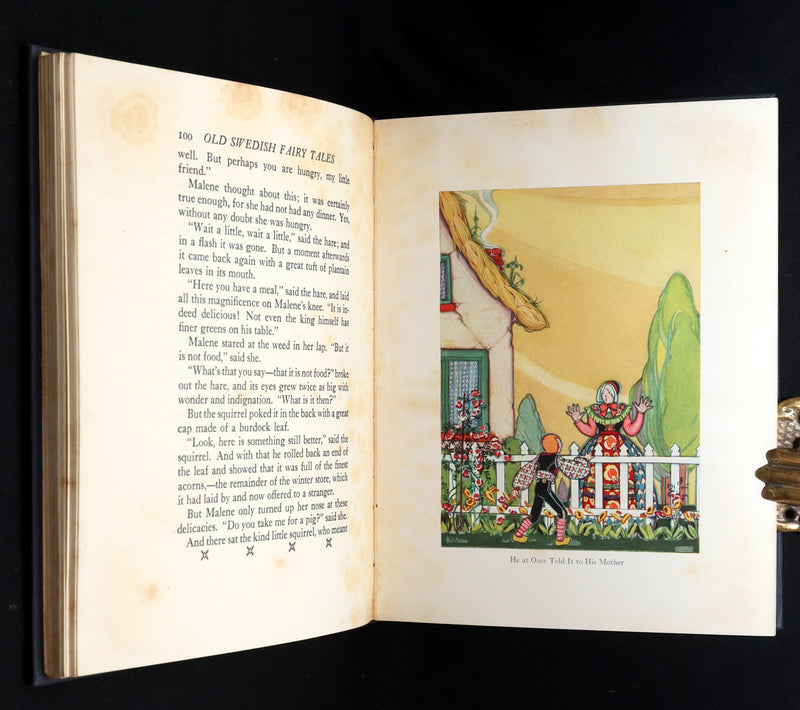 1925 First Edition - Old Swedish Fairy Tales Illustrated by Jeannette Berkowitz