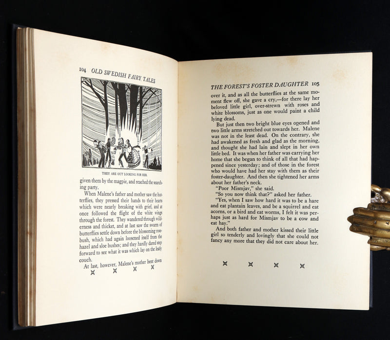 1925 First Edition - Old Swedish Fairy Tales Illustrated by Jeannette Berkowitz