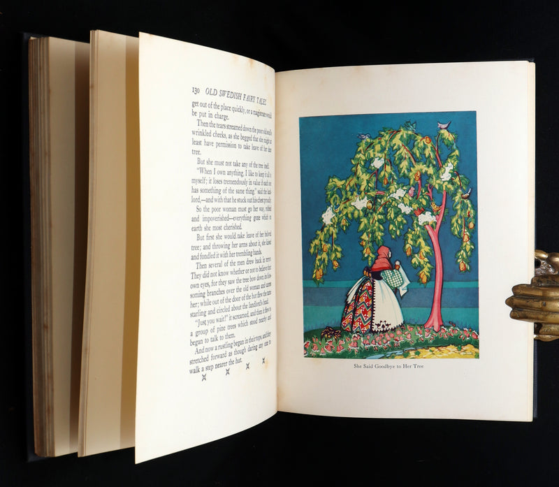 1925 First Edition - Old Swedish Fairy Tales Illustrated by Jeannette Berkowitz