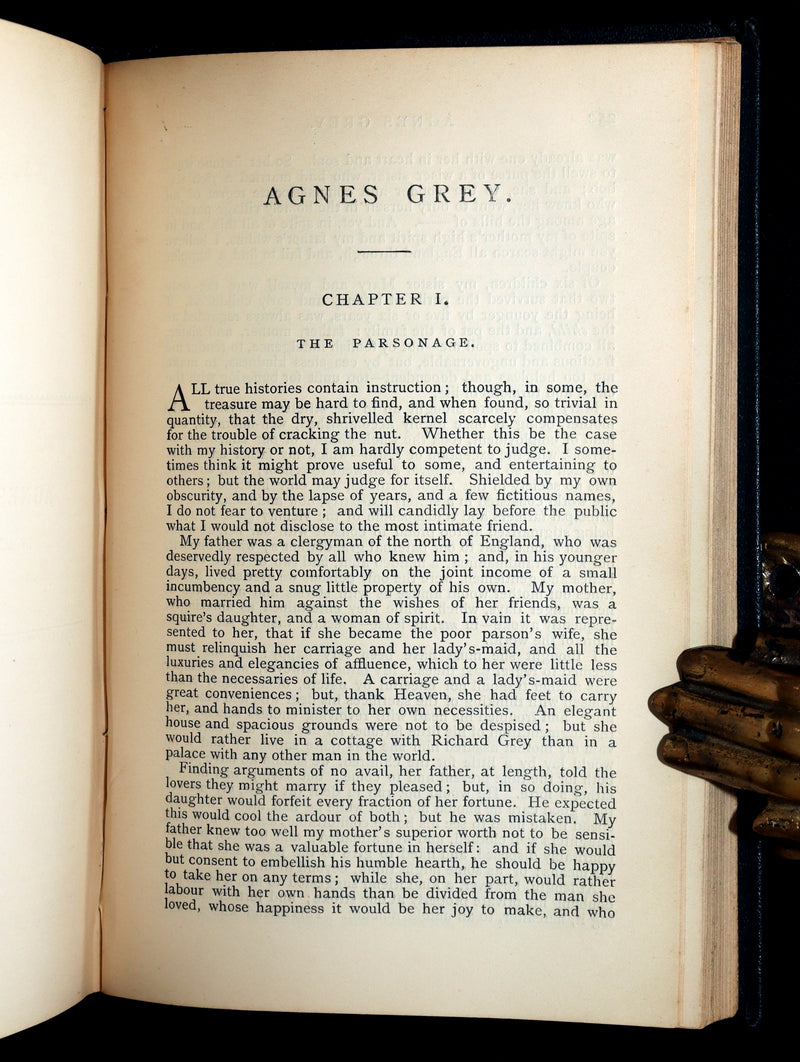 1887 Rare Book - Wuthering Heights by Emily Brontë, writing as Ellis Bell