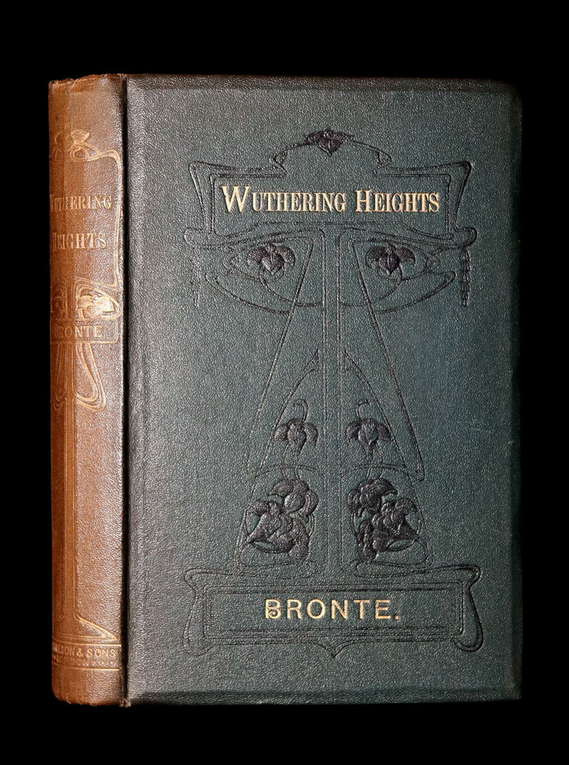 1887 Rare Book - Wuthering Heights by Emily Brontë, writing as Ellis Bell