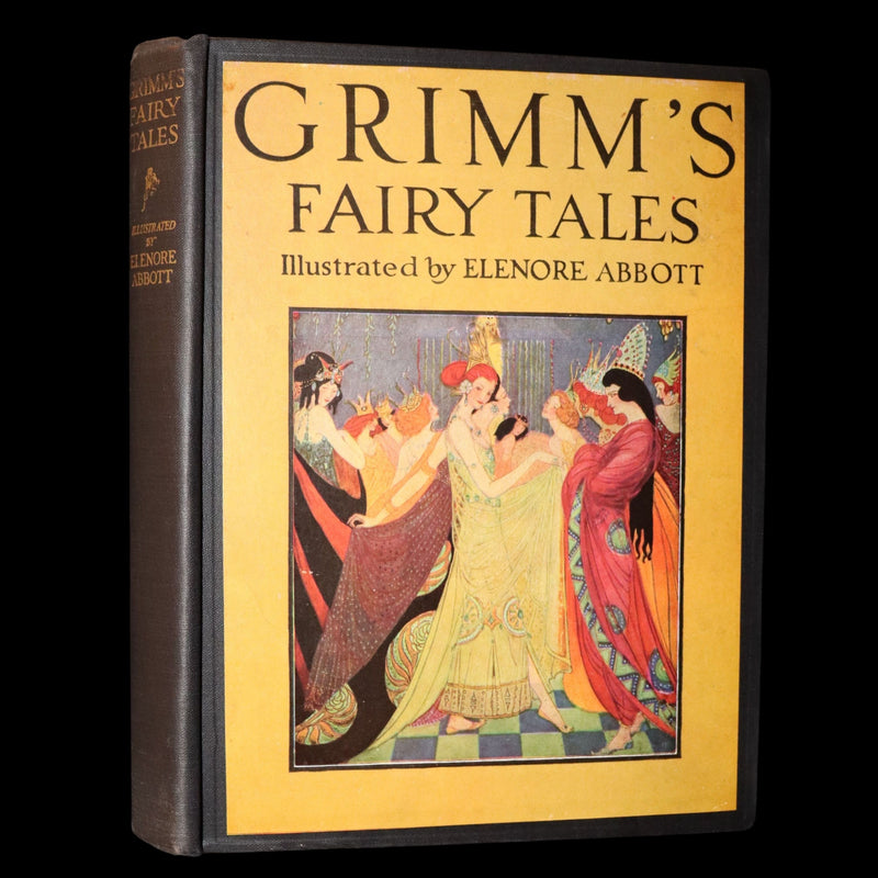 1926 Rare Book - Grimm's Fairy Tales Selected and Illustrated by Elenore Abbott