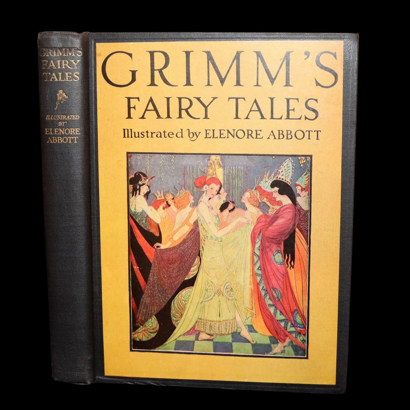 1926 Rare Book - Grimm's Fairy Tales Selected and Illustrated by Elenore Abbott