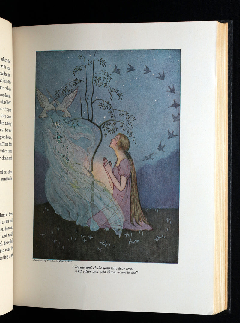 1926 Rare Book - Grimm's Fairy Tales Selected and Illustrated by Elenore Abbott