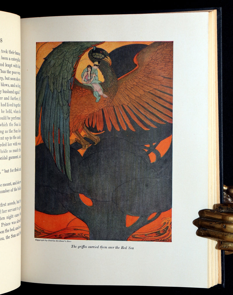 1926 Rare Book - Grimm's Fairy Tales Selected and Illustrated by Elenore Abbott