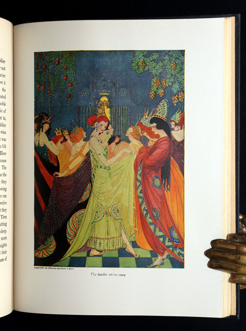 1926 Rare Book - Grimm's Fairy Tales Selected and Illustrated by Elenore Abbott