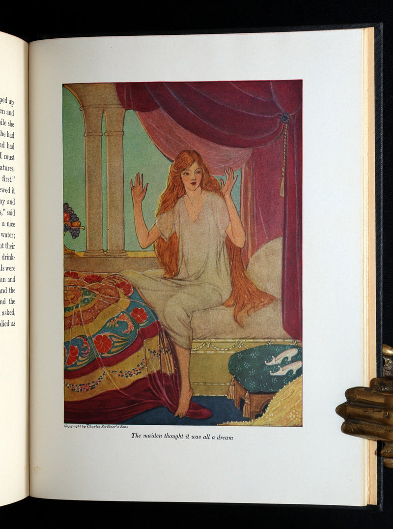 1926 Rare Book - Grimm's Fairy Tales Selected and Illustrated by Elenore Abbott