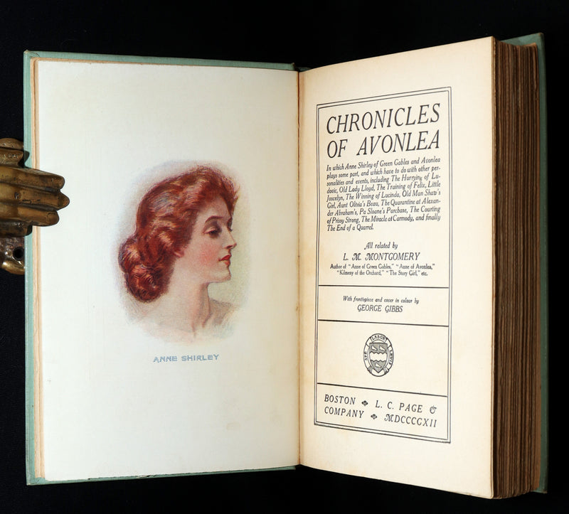 1912 First Edition - Chronicles of Avonlea by Lucy Maud Montgomery