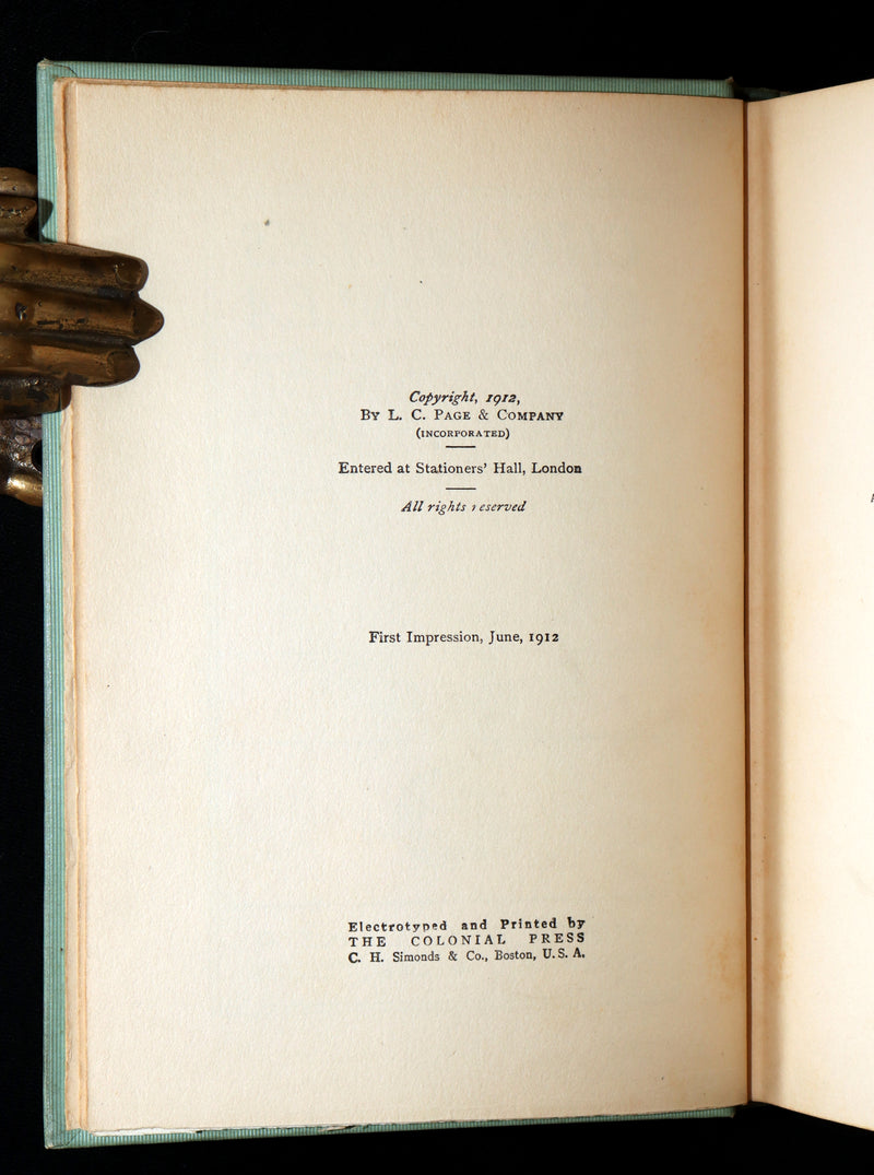 1912 First Edition - Chronicles of Avonlea by Lucy Maud Montgomery