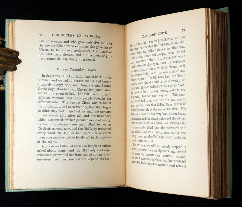 1912 First Edition - Chronicles of Avonlea by Lucy Maud Montgomery