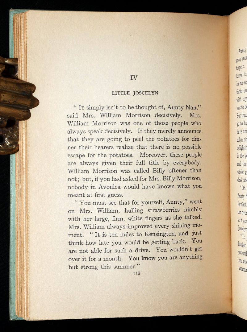 1912 First Edition - Chronicles of Avonlea by Lucy Maud Montgomery