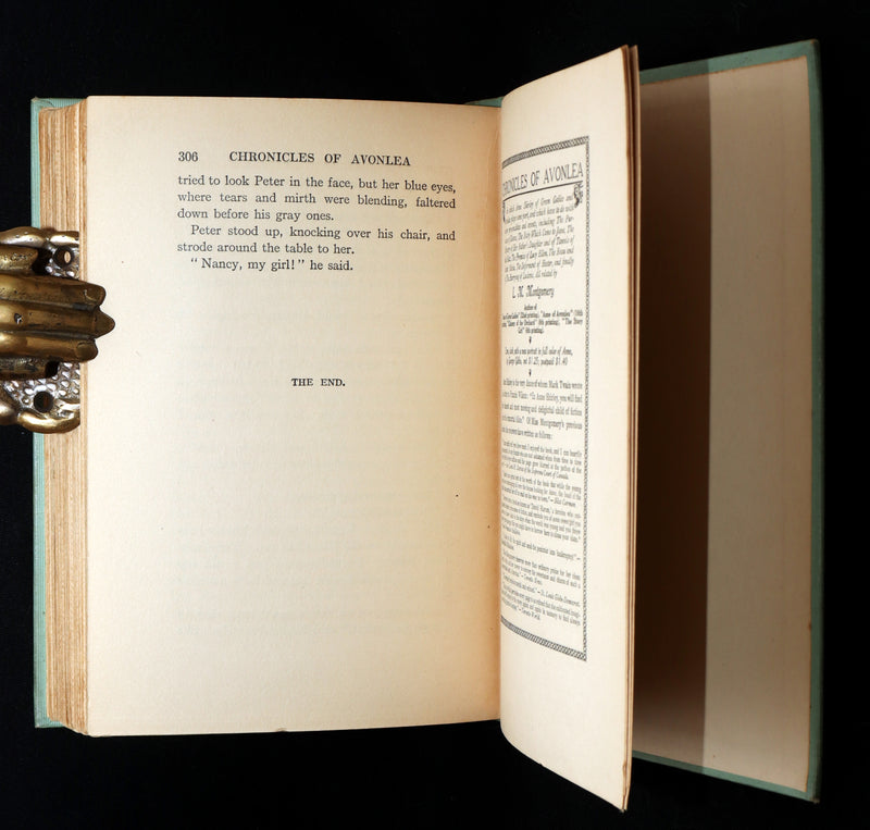 1912 First Edition - Chronicles of Avonlea by Lucy Maud Montgomery