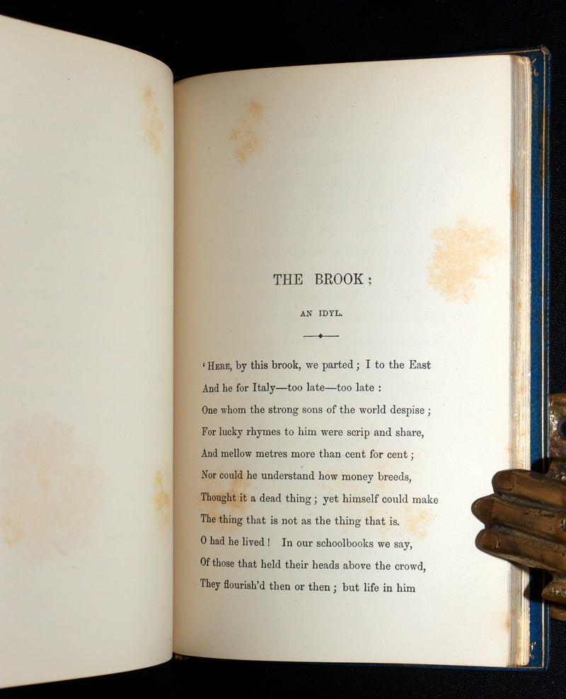 1874 Rare Book bound by Zaehnsdorf - Maud, and Other Poems by Alfred Tennyson