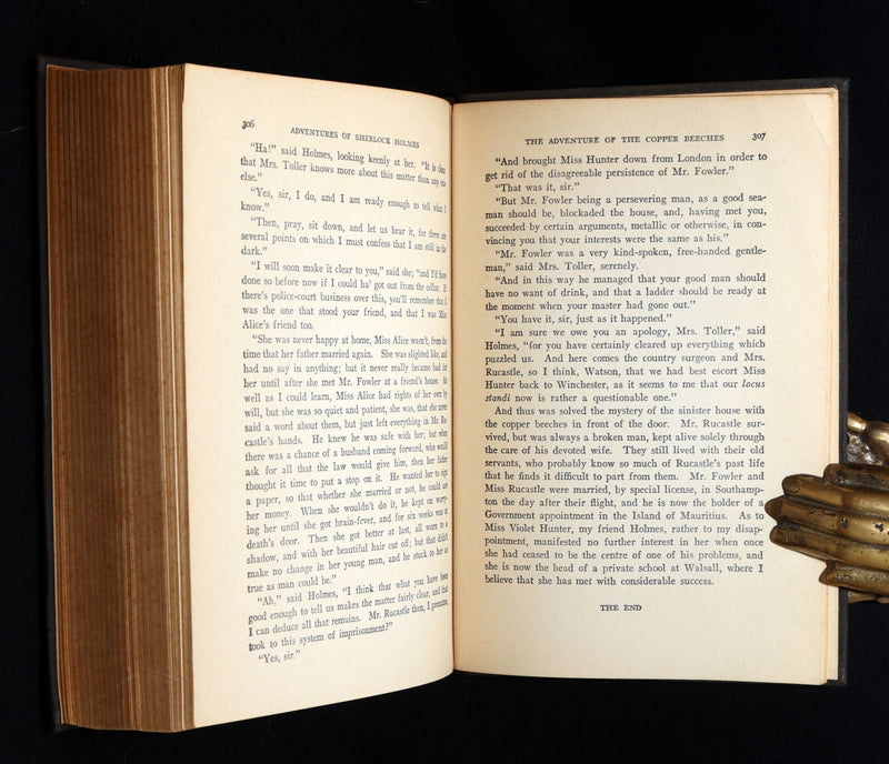 1920 Rare Book - The Adventure of Sherlock Holmes by Arthur Conan Doyle