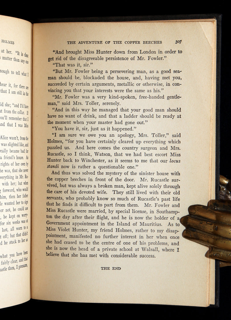 1920 Rare Book - The Adventure of Sherlock Holmes by Arthur Conan Doyle