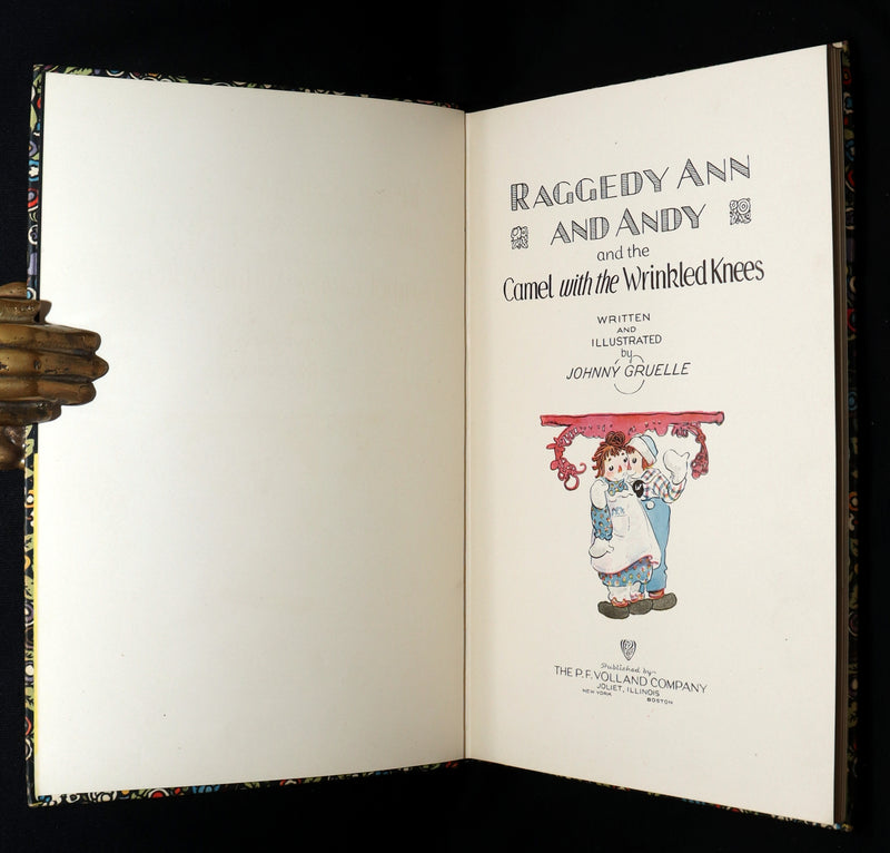 1930 Rare Book - Raggedy Ann and Andy and the Camel with the Wrinkled Knees