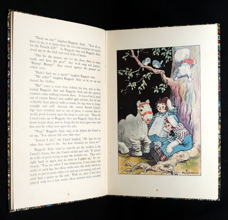 1930 Rare Book - Raggedy Ann and Andy and the Camel with the Wrinkled Knees