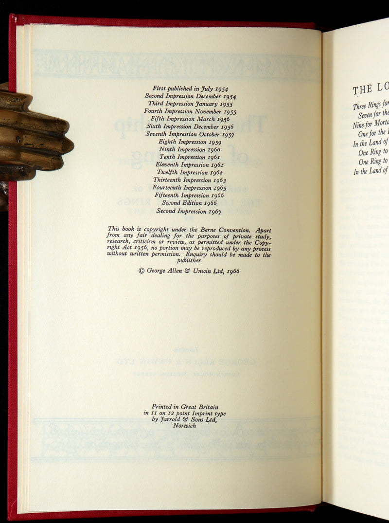 1967 Second edition, second printing - The Lord of The Rings by J. R. R. Tolkien