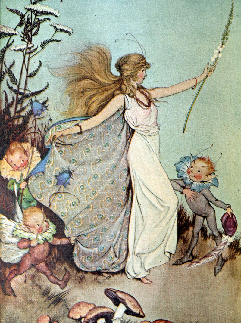 1918 Scarce 1stED - The Book of Elves and Fairies illustrated by Milo Winter