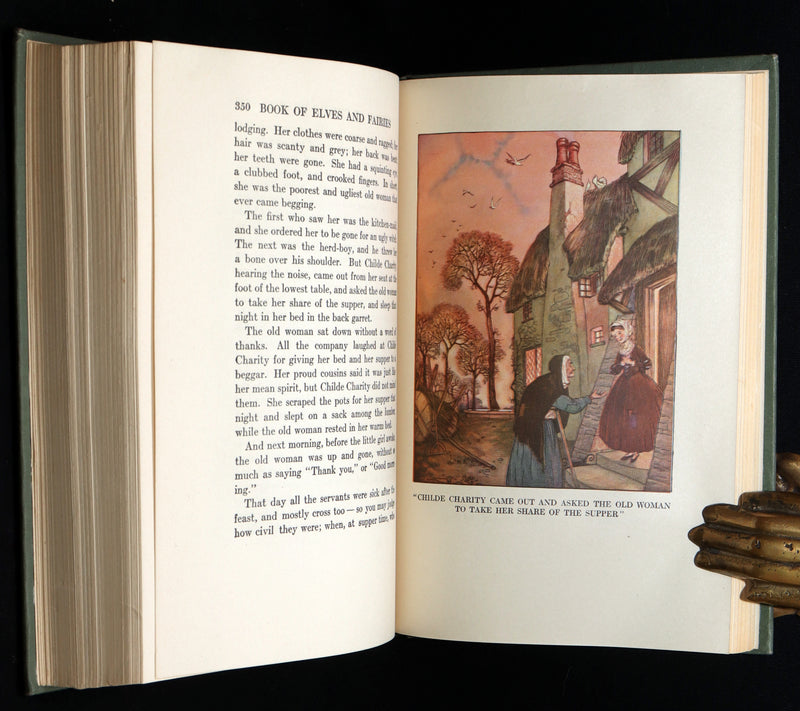 1918 Scarce 1stED - The Book of Elves and Fairies illustrated by Milo Winter