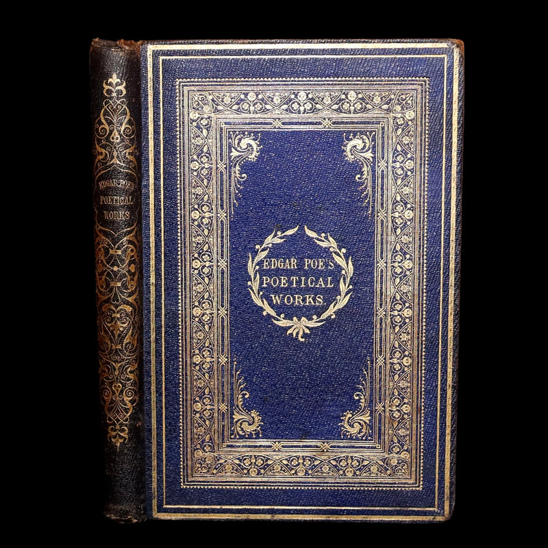 1859 Rare Victorian Book - The Poetical Works of Edgar Allan Poe, Illustrated