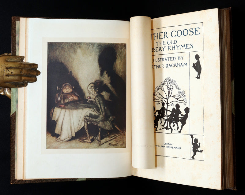 1913 Rare Book - Mother Goose Mother Goose, Illustrated by Arthur Rackham
