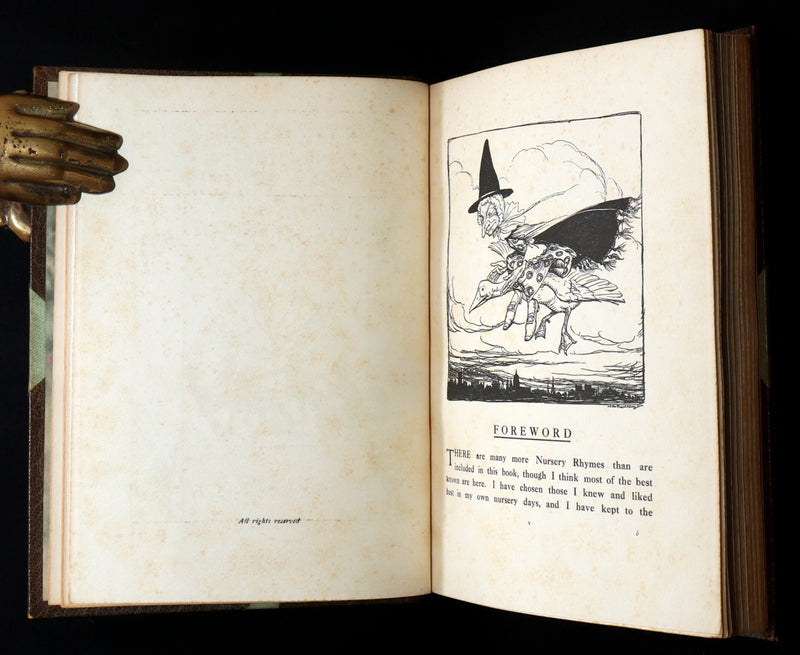 1913 Rare Book - Mother Goose Mother Goose, Illustrated by Arthur Rackham
