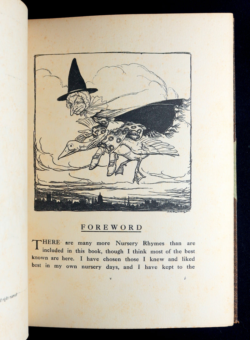 1913 Rare Book - Mother Goose Mother Goose, Illustrated by Arthur Rackham