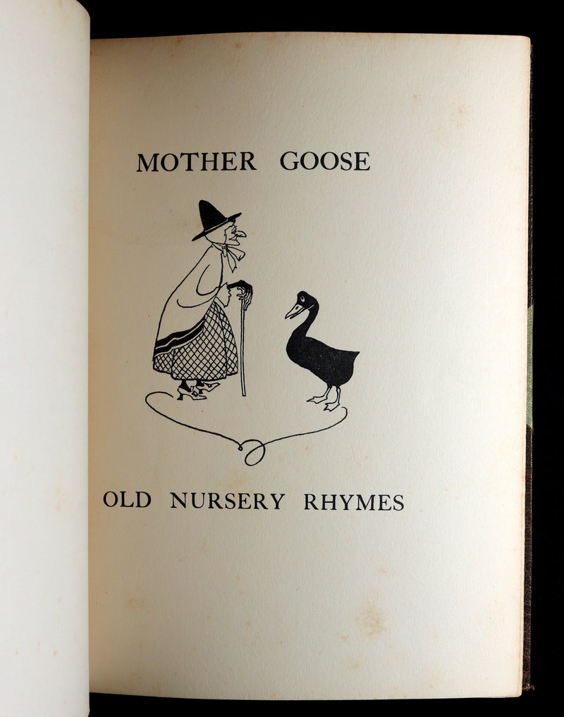 1913 Rare Book - Mother Goose Mother Goose, Illustrated by Arthur Rackham