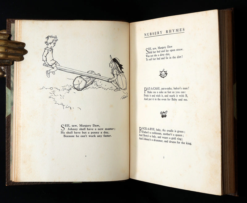 1913 Rare Book - Mother Goose Mother Goose, Illustrated by Arthur Rackham