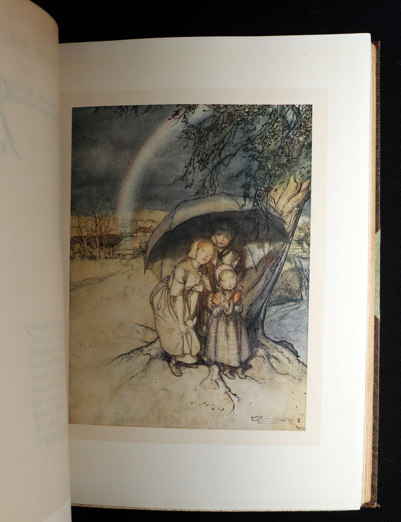 1913 Rare Book - Mother Goose Mother Goose, Illustrated by Arthur Rackham